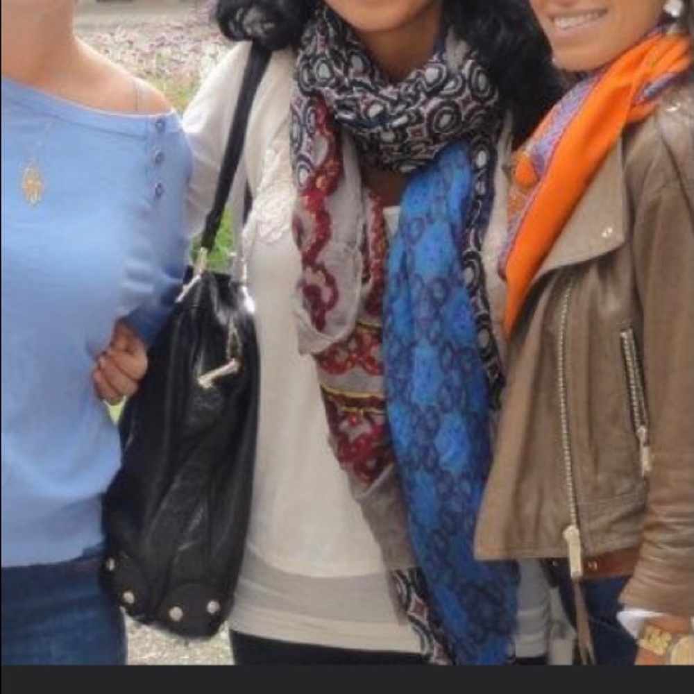 Zara patterned scarf